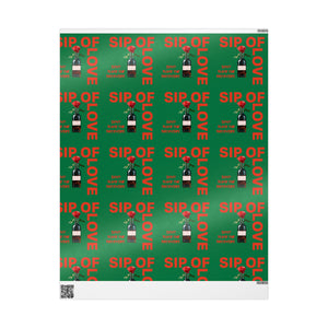 Sip of love Wrapping Papers (Green)