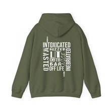 Load image into Gallery viewer, Live Love Laugh Liquor Inebriated Hoodie