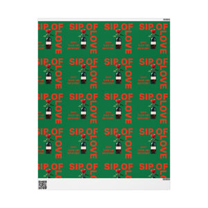 Sip of love Wrapping Papers (Green)