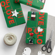 Load image into Gallery viewer, Sip of love Wrapping Papers (Green)